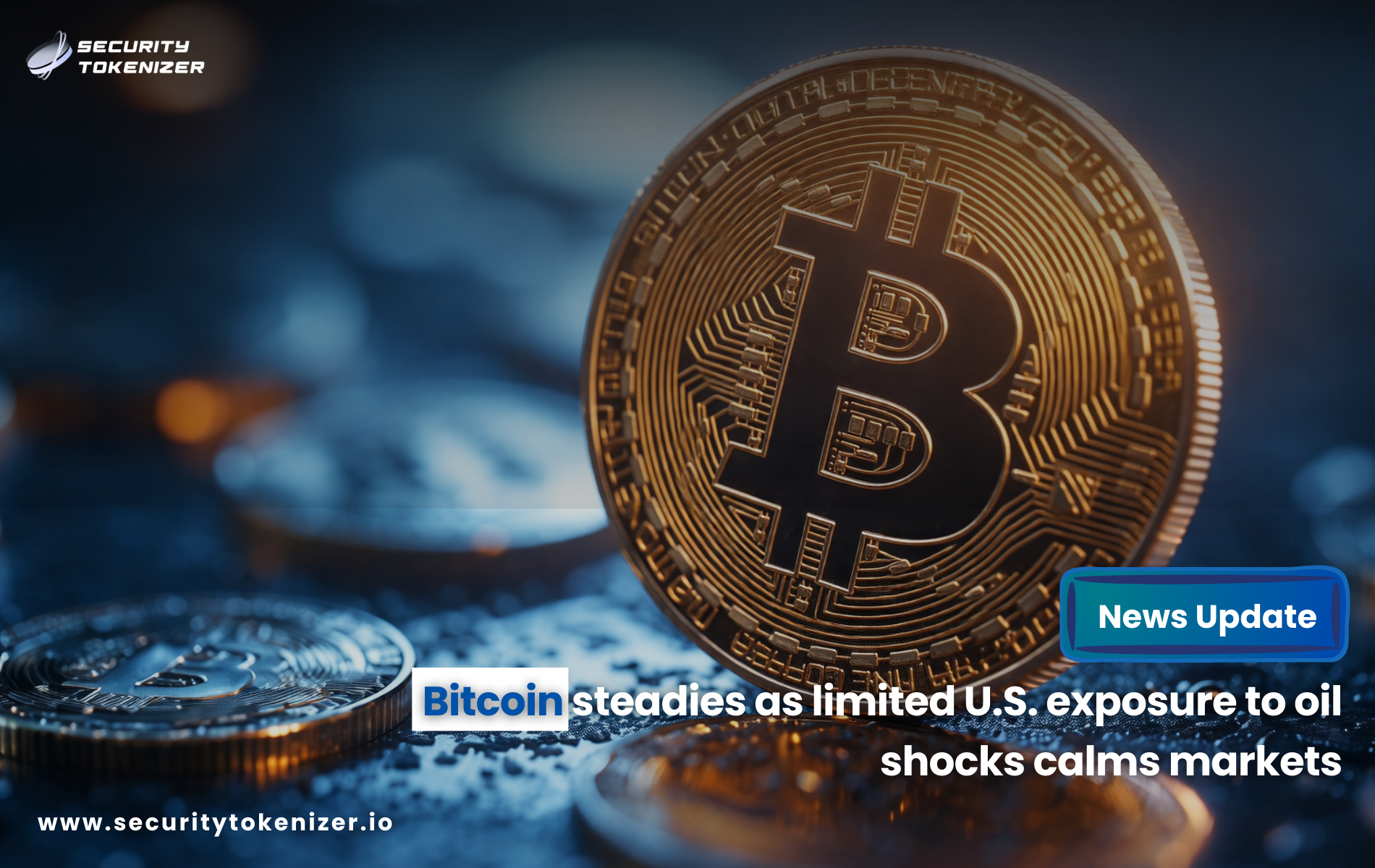 Bitcoin steadies as limited U.S. exposure to oil shocks calms markets