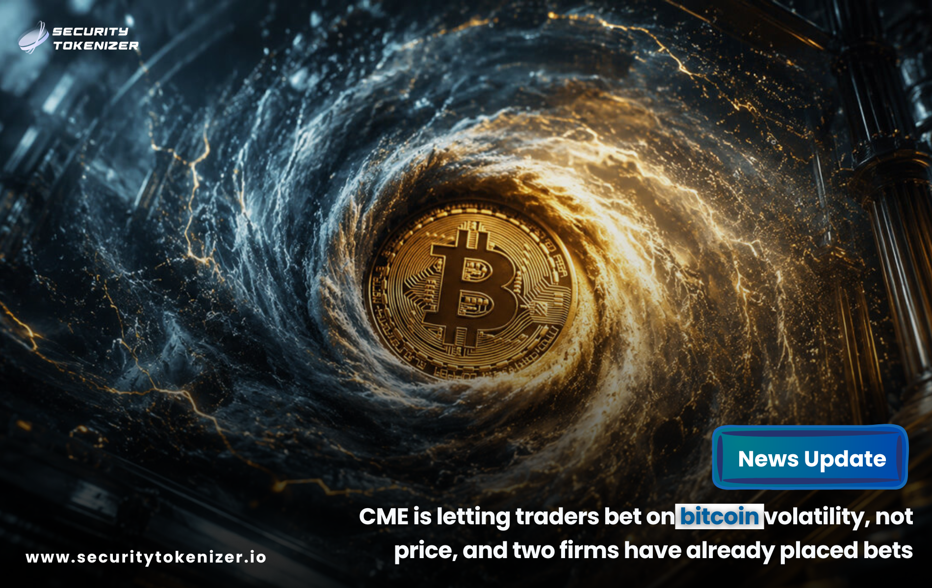 CME is letting traders bet on bitcoin volatility, not price, and two firms have already placed bets
