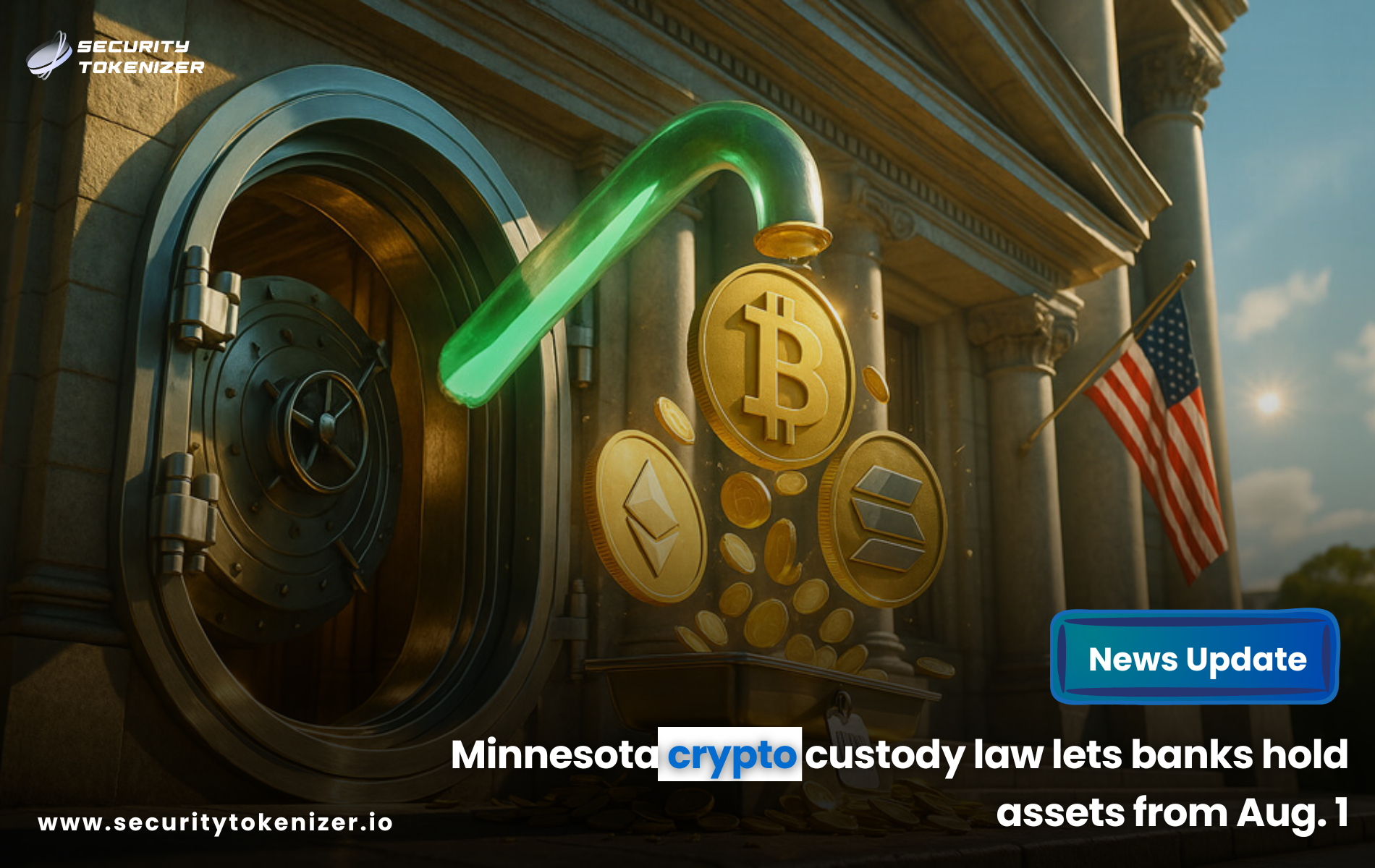 Minnesota crypto custody law lets banks hold assets from Aug 1