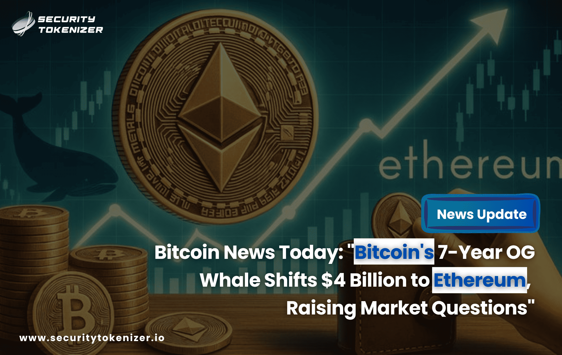 Bitcoin News Today: "Bitcoin's 7-Year OG Whale Shifts $4 Billion to Ethereum, Raising Market Questions"