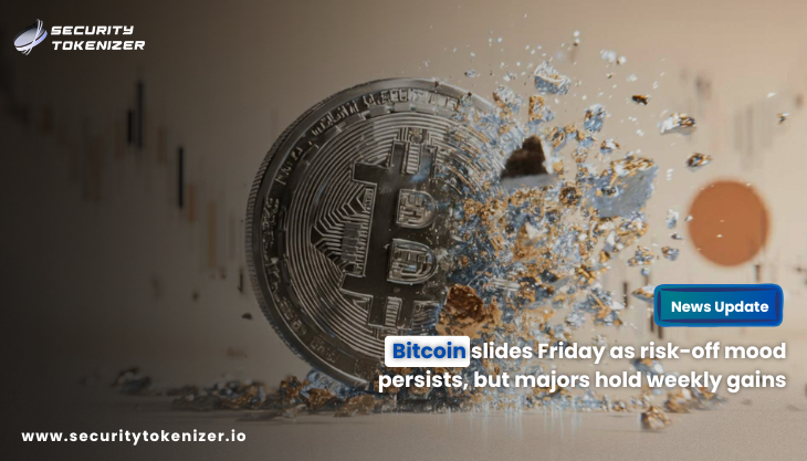 Bitcoin slides Friday as risk-off mood persists, but majors hold weekly gains
