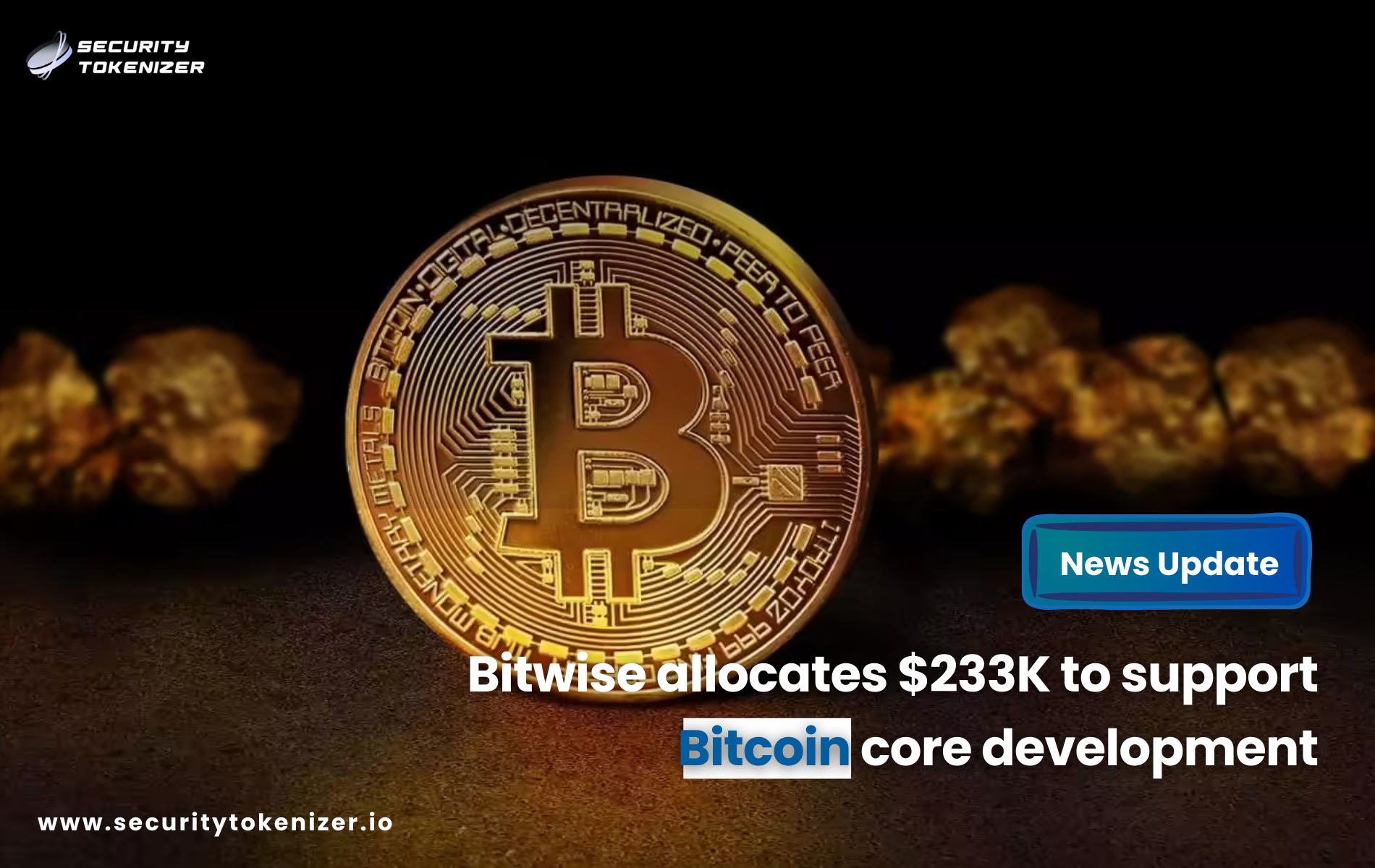 Bitwise allocates $233K to support Bitcoin core development